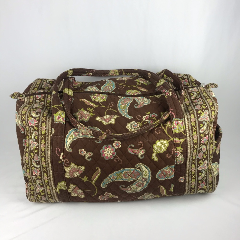 Quilted Paisley Weekend Travel Bag